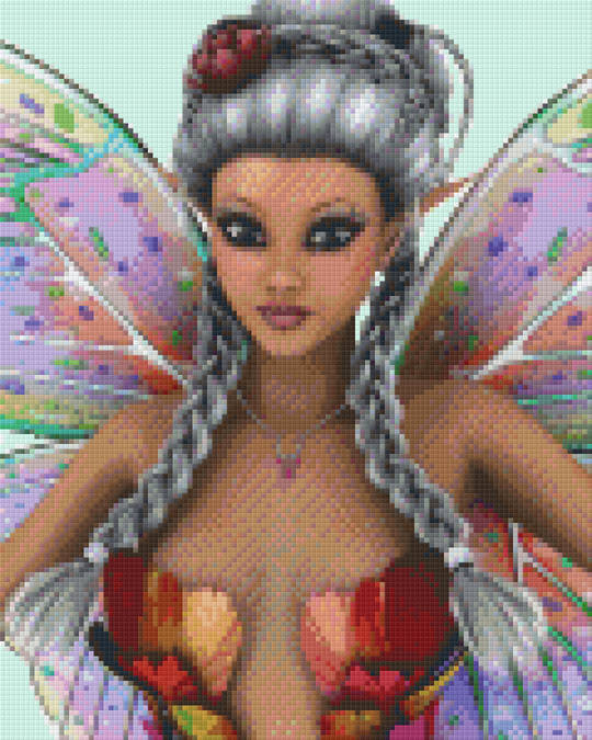 Gothic Fairy Nine [9] Baseplate PixelHobby Mini-mosaic Art Kit